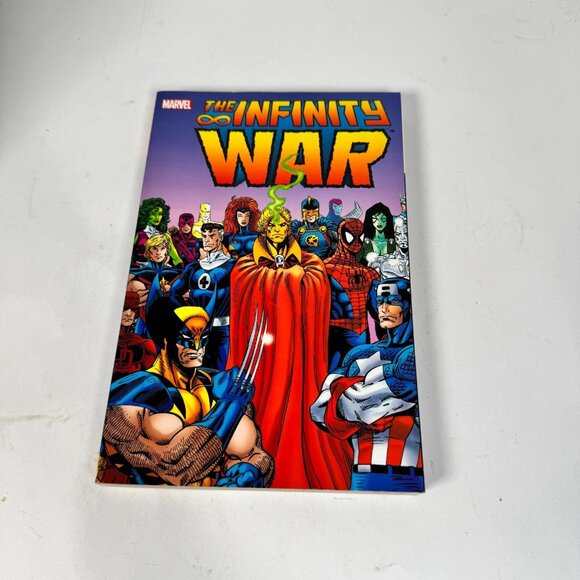 The Infinity War Jim Starlin 7th Printing 2018 Superheroes Marvel Comics PB Book - Picture 1 of 10